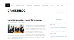 Desktop Screenshot of cranesblog.com