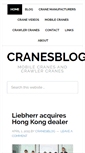Mobile Screenshot of cranesblog.com