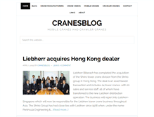 Tablet Screenshot of cranesblog.com